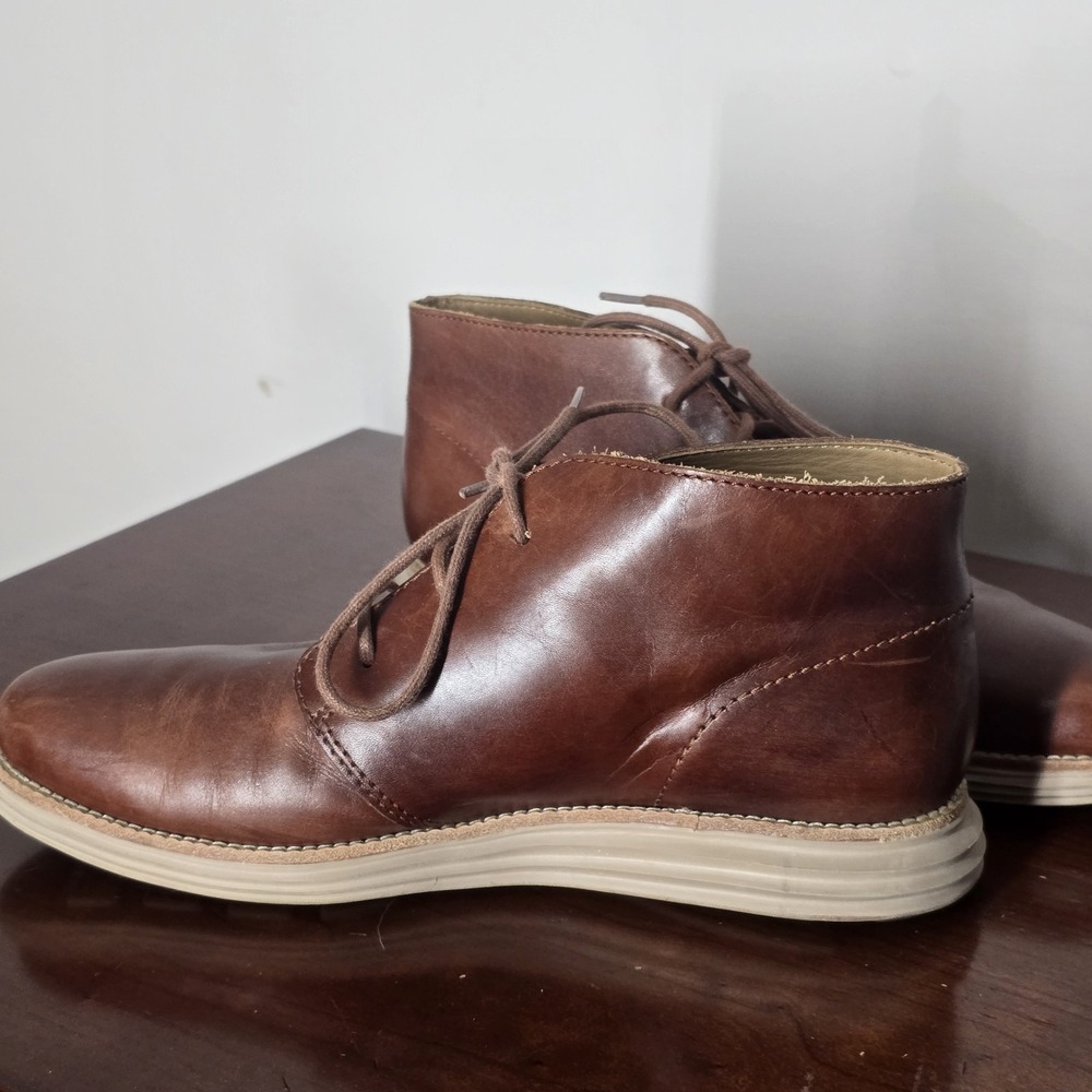 Cole Haan Grandoriginal Chukka Boot Waterproof Leather Men's 8M  Minimalist Y2K - Picture 7 of 8